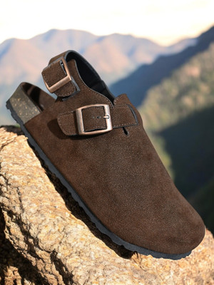 BIG FOX Men Sandals(Brown , 10)