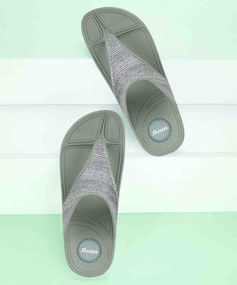 Bata Women Wedges(Green , 4)