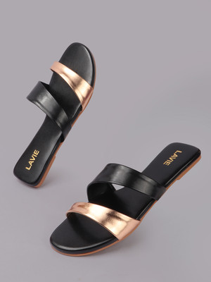 LAVIE Women Flats(Black , 8)