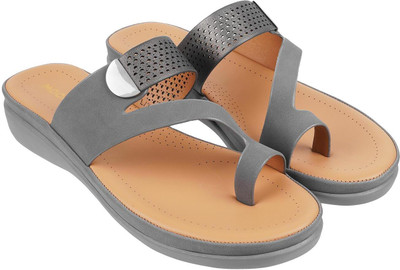 MOCHI Women Flats(Grey , 3)