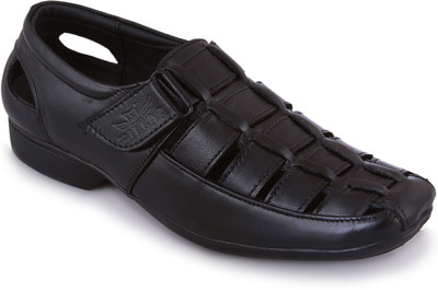 PILLAA Men Sandals(Black , 11)