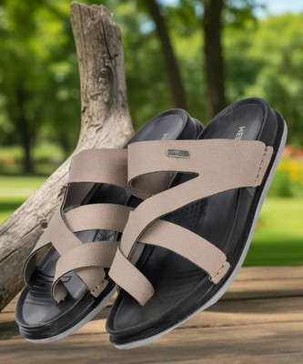 Lehar Men Sandals(Brown , 8)