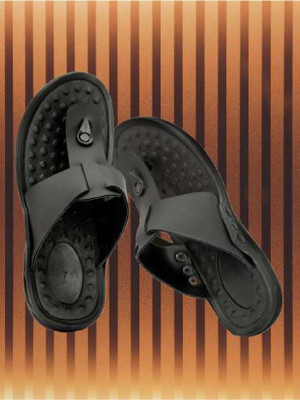 Buxton Men Sandals(Black , 8)