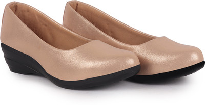 FAUSTO Women Bellies(Gold , 8)