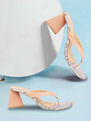 Inc.5 Women Heels(Beige , 4)