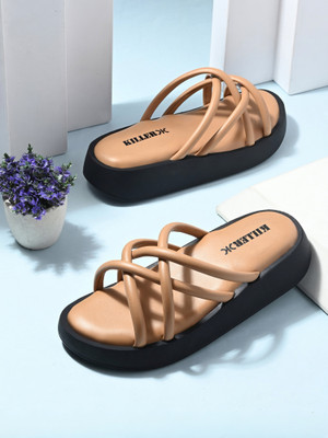 KILLER Women Heels(Camel , 7)
