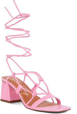 London Rag Women Heels(Pink , 3)