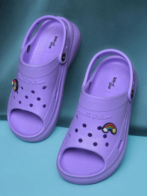 action ONTL-22 Women Clogs(Purple , 3)
