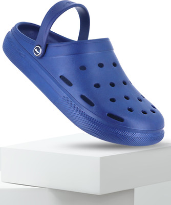 FLITE Men Clogs(Navy, Blue , 6)