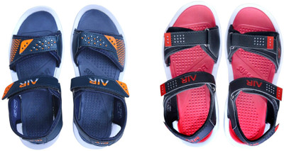 Hocks Men Sandals(Blue, Red , 10)