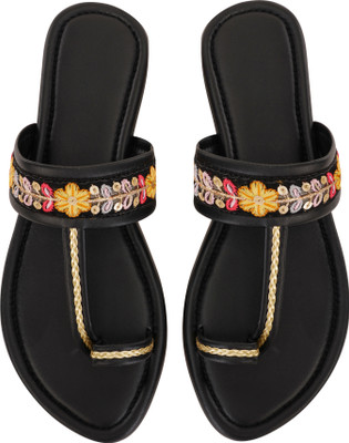 MAVTHA Women Flats(Black , 4)