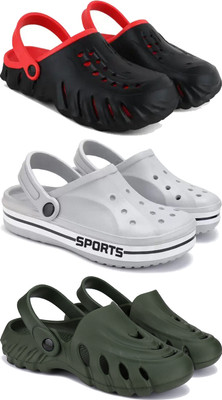 WINGSCRAFT Men Clogs(Olive , 6)