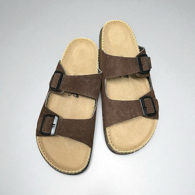 La Voie Men Sandals(Brown , 9)