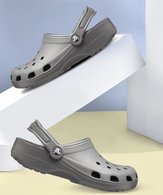 CROCS Classic Unisex Clog Men Clogs(Grey , 5)