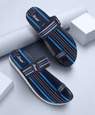 Paragon PUK2226G Men's Slip-on Blue Sandals for Men | Comfortable Sole & Durable Men Sandals(Blue , 10)