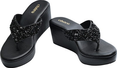 Chere Women Heels(Black , 3)