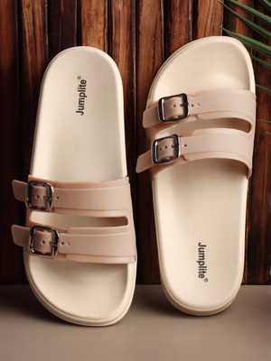 JUMPLITE Women Flats(Beige , 4)
