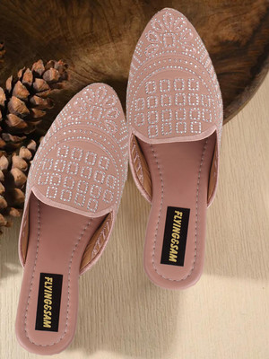 FLYING&SAM Women Flats(Pink , 6)