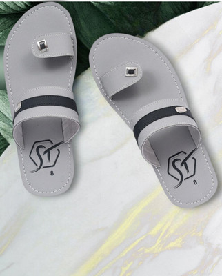 AKINT Men Sandals(Grey , 10)