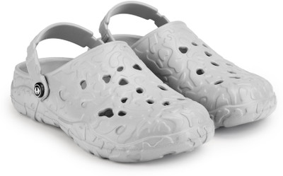 Hoppa Men Clogs(Grey , 6)
