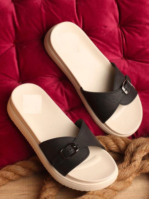 Deals4you Women Flats(Black , 8)