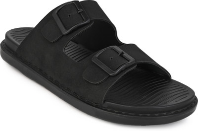 SNEAKLAB Men Sandals(Black , 8)