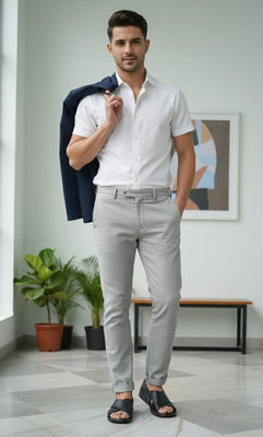 InfiniTrenz Men Sandals(Black , 8)