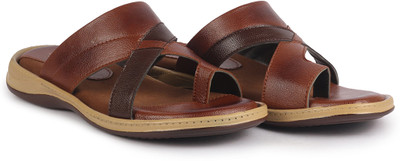 FAUSTO Men Sandals(Tan , 7)