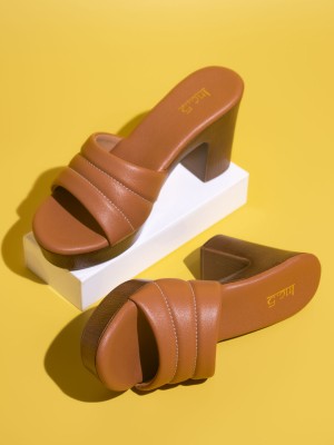 Inc.5 Women Heels(Tan , 3)