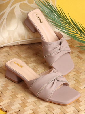 LAVIE Women Heels(Pink , 6)