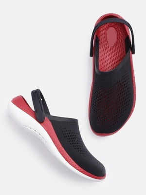 SLIPRA Men Clogs(Red, Black , 8)
