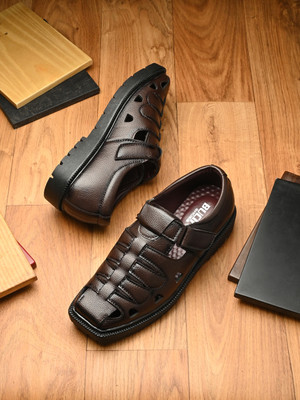 BUCIK BCK10250 Lightweight Comfort Extra Soft Summer Trendy Premium Stylish Party Men Sandals(Brown , 10)