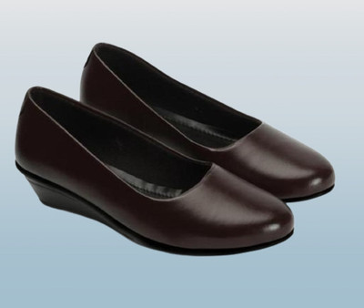 SHIPEE Women Heels(Brown , 5)