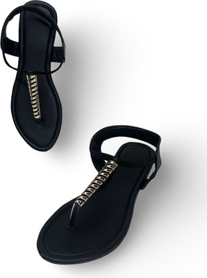 B1STYLE Women Flats(Black , 9)