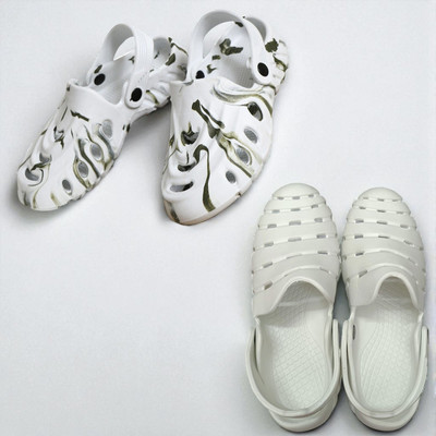 Monrav Men Clogs(White, White , 8)