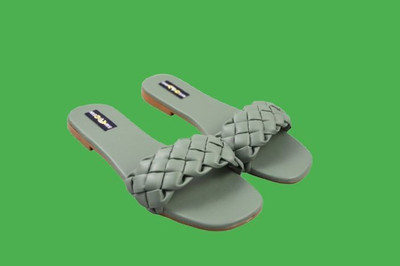 Bambam Women Flats(Green , 5)