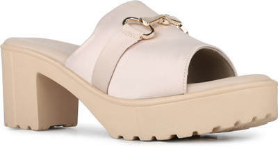 Inc.5 Women Heels(Beige , 5)
