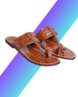 Kolhapuri Men Sandals(Brown , 6)