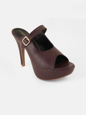 LAVIE Women Heels(Maroon , 2)