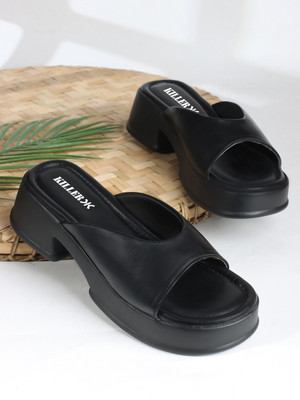 KILLER Women Heels(Black , 4)