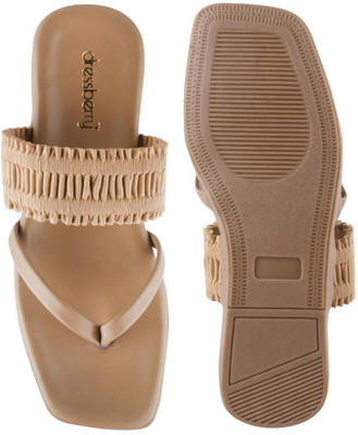 Dressberry Women Flats(Brown , 4)
