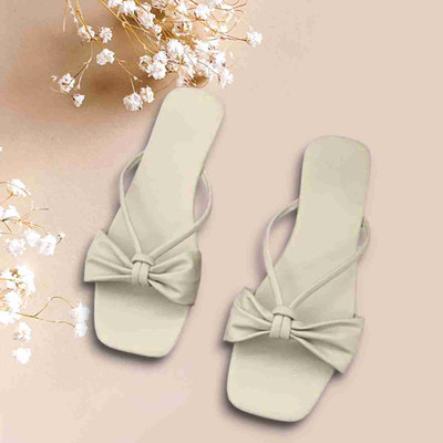 Tarifaan Women Flats(Beige , 5)