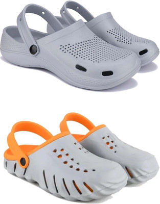 ABN Men Casual(Grey, Orange , 8)