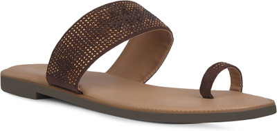 Bata Women Flats(Brown , 5)