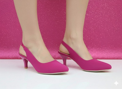 Ever Green Foot Wear's Women Heels(Pink , 8)