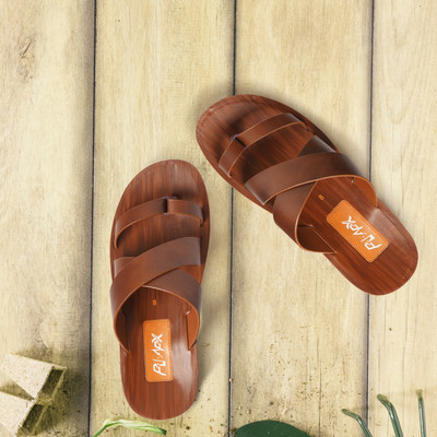 Appoxy Men Flats(Tan , 10)