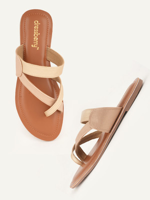 Dressberry Women Flats(Tan , 4)