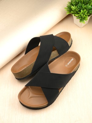 KILLER Light weight Comfortable Synthetic leather Men Black Sandals