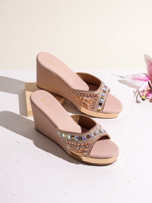 Inc.5 Women Heels(Pink , 7)