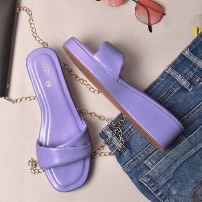 action Women Wedges(Purple , 7)